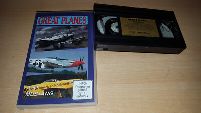Videopilot - Great Planes - P-51 Mustang -  DESTI Video - 55 Min. - VHS