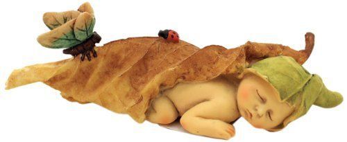 Miniature Sleeping Fairy Baby with Butterfly TO 4141 Fairy Garden Figurine - Picture 1 of 4
