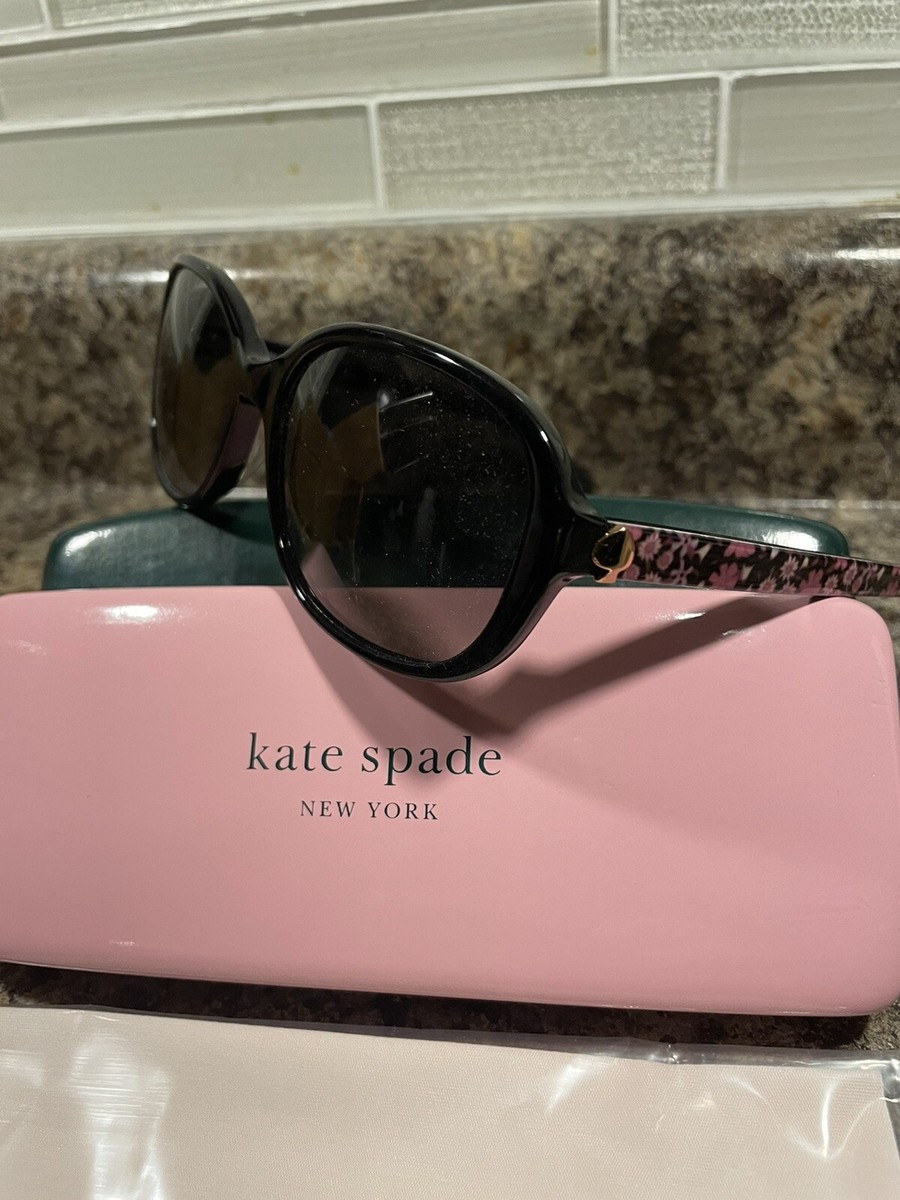 Kate Spade black floral sunglasses brand new with case Kate Spade New York Women main image 2