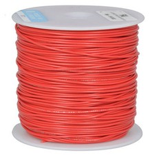 22 AWG Red Stranded Tinned-Copper Hook-Up Wire 500 Feet