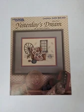 Vintage 1986 Leisure Arts Yesterday's Dream Counted Cross Stitch Leaflet 449