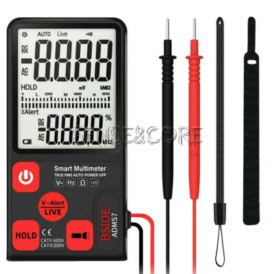 ADMS7 LCD Digital Voltmeter Ammeter Ohm Meter Multimeter Voltage AC DC Tester