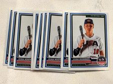 Lot (10) JOSHUA WOODWORTH 2023 Panini Stars & Stripes USA Baseball card #40 QTY