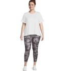 Terra and Sky Texture Gray Shadow High Rise Capri Leggings 3X (24W-26W) NEW — photo 4