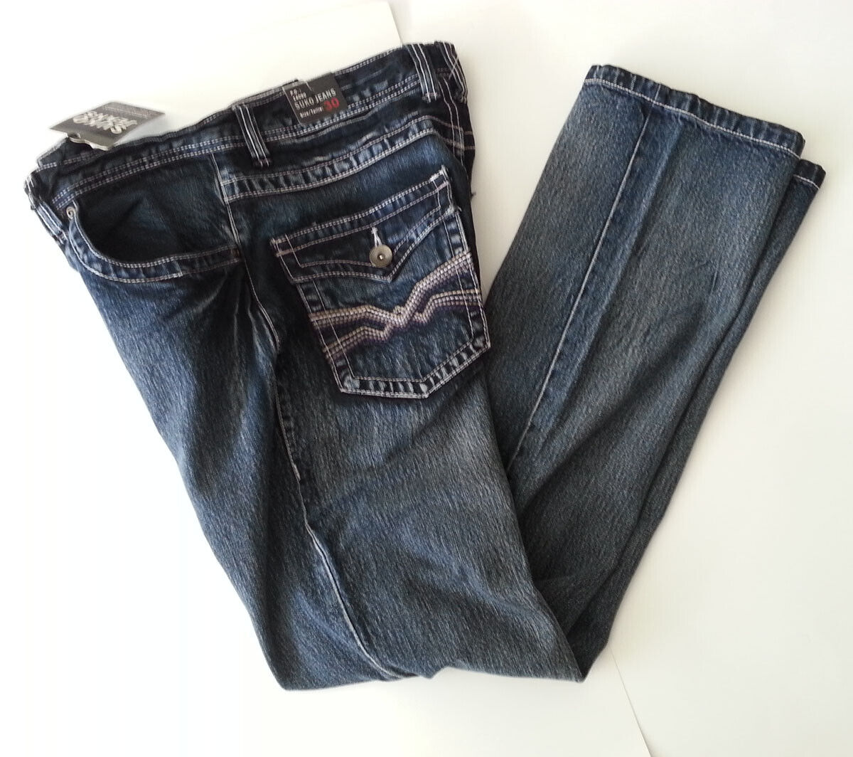 SUKO Jeans Men Size 30x32 Cotton Blue