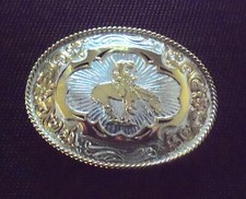 End of Trail - Indian/Horse Belt Buckle-Silverplate-Award Design-Collectible