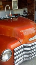 1953 CHEVROLET PICKUP TRUCK CUSTOM KITCHEN ISLAND OR BAR CHEVY MAN-CAVE 