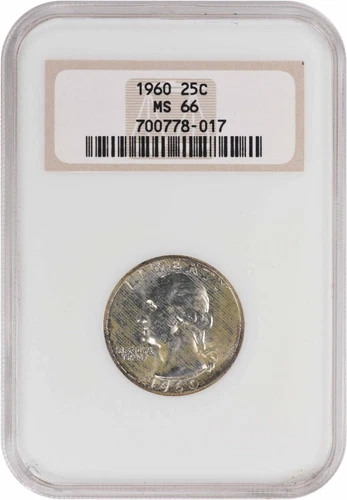 1960-P Washington Quarter MS66 NGC