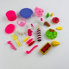 Barbie Food Dishes Kids Mixed Pretend Play Toy Lot For Playsets Girls