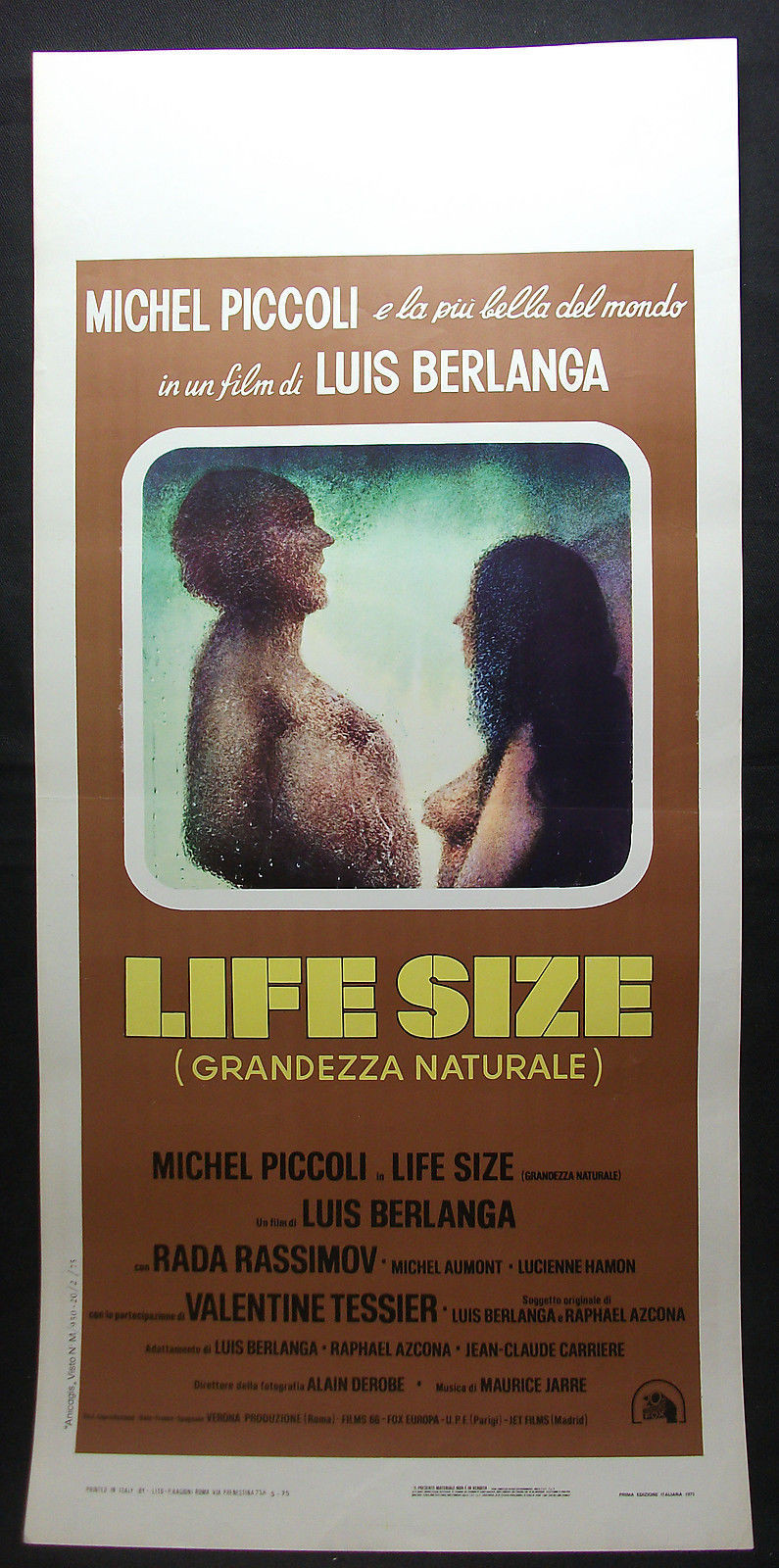 Locandina originale film Life Size (1974) - Regia di Luis García Berlanga
