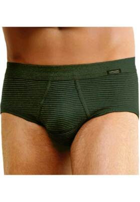 Ammann - Herren Slip m. Eingriff ''Jeans''  forst  ( Hose / Pants / Short )