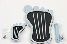 Barefoot Chrome Gas Pedal Dimmer Switch Cover With Hardware Hot Rod Custom New