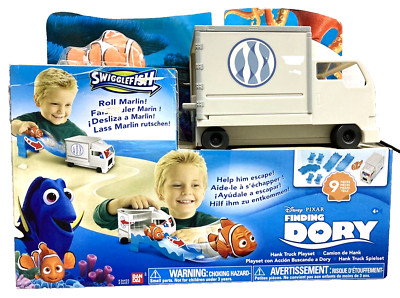 DISNEY PIXAR FINDING DORY HANK TRUCK PLAYSET - SWIGGLEFISH MARLIN - NEW IN BOX
