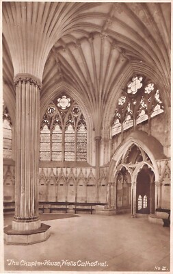 POSTKARTE - SOMERSET - WELLS CATHEDRAL - THE CHAPTER HOUSE