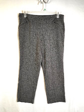 Investments Petite Pants Women's 12P Black Stretch Pockets Work Comfortable