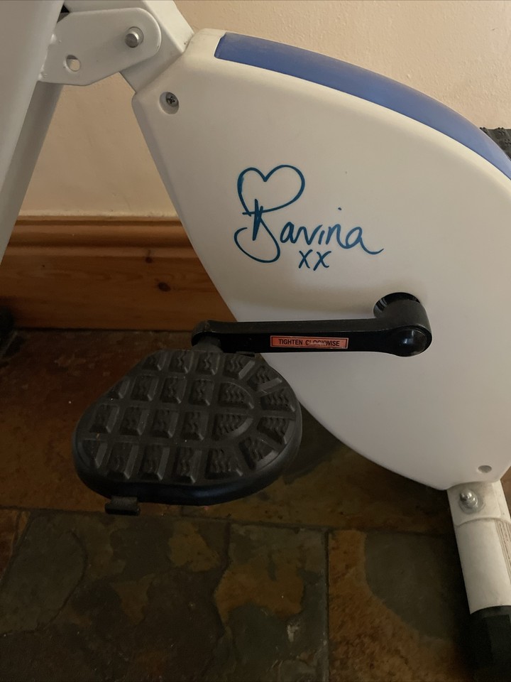 Davina McCall Fitness Folding Exercise Bike Portable Home Gym Bicycle