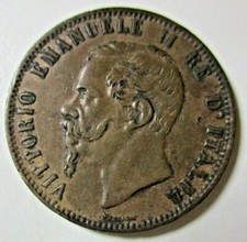 10 CENTESIMI 1867 H zecca BIRMINGHAM SPL originale  CU 