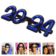 Fun Glasses New Year Photo Props Party Glitter Number Eyeglasses