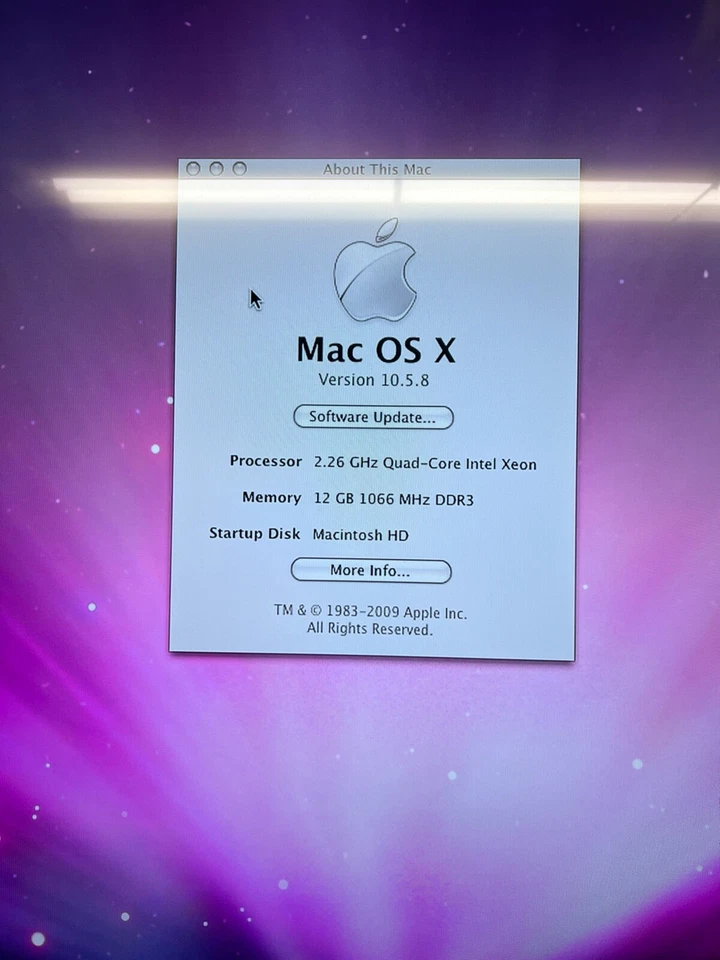 Apple Xserve A1279  Intel Xeon E5520 2.26GHz 12GB RAM 3x1TB Drives - Image 2 of 4