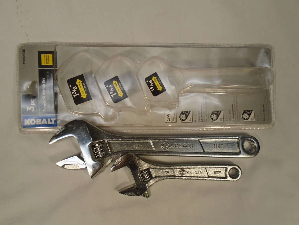 Kobalt adjustable wrench deals