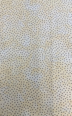 MAYWOOD STUDIO -MEASURE TWICE #9899S-TINY BLACK DOTS-YELLOW BY KRIS LAMMERS-1 YD