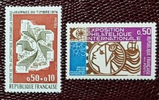 France 1974 3 timbres YT 1783 1785 1786 NEUFS**
