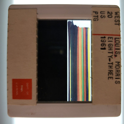 Morris Louis Eighty-Three 1961 Art 35mm Glass Slide