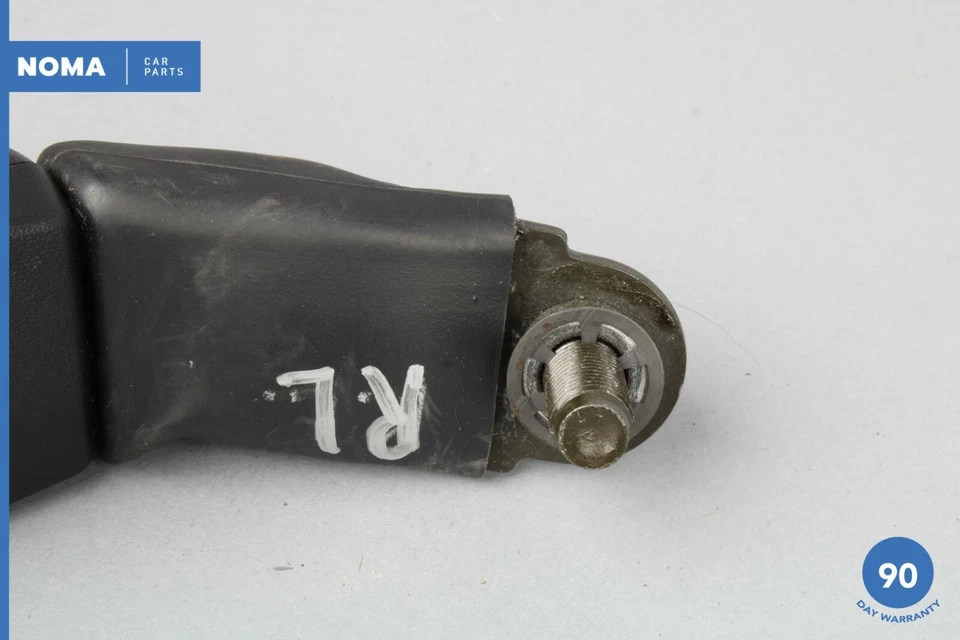 01-03 Lexus LS430 XF30 Cinturón de seguridad trasero izquierdo lado del conductor Hebilla Borde Negro OEM Foto 3 de 4