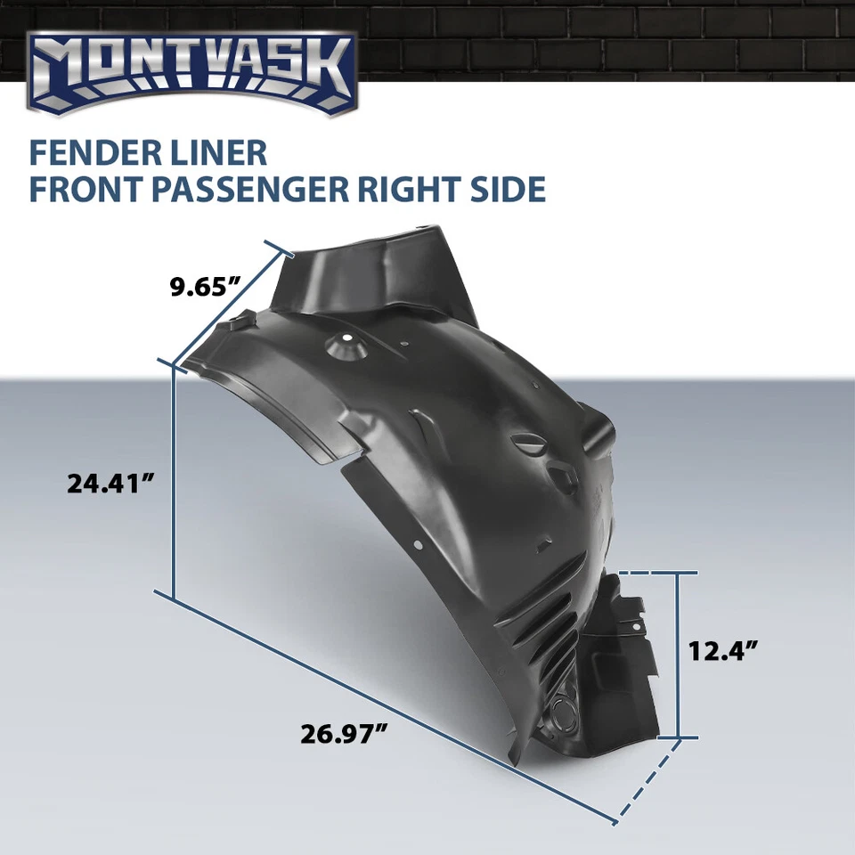 Front Right Forward Inner Fender Liner Fit For 2008-2011 Mercedes-Benz C300 C350 Foto 3 de 4