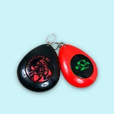 Lot of 2 Evangelion 01 & EVA 2 Voice Box Keychain Tested Working
