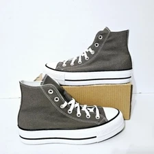 Converse by you Lift Hi Grey White Mens Size 6/Womens Size 8