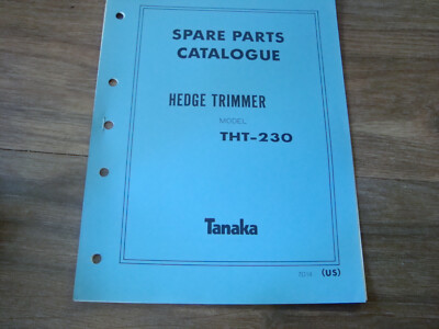Tanaka Rivet Catalog Tanaka Spare Parts Catalouge Hedge Trimmer THT-230 PWI | eBay Australia
