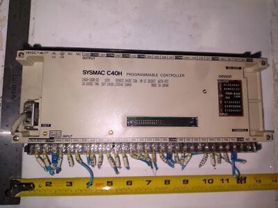 SYSMAC PROGRAMMABLE CONTROLLER C40H-C60R-DE 24VDC 250VAC 7MA