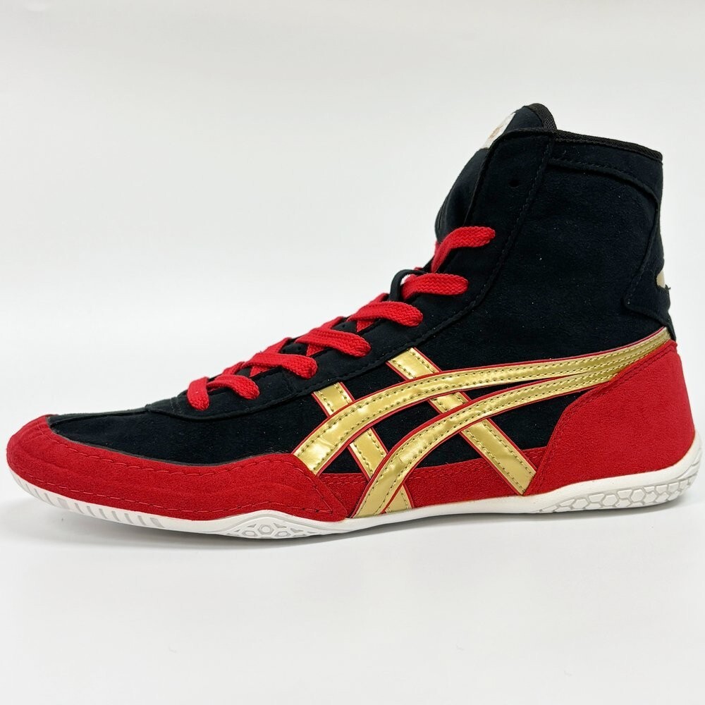 ASICS Wrestling Shoes 1083A001 Black x gold red Successor to ASICS