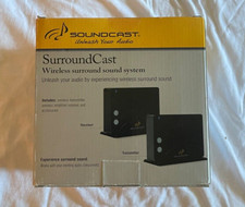 Soundcast Surroundcast Wireless Surround Sound Kit Model Scs100 New