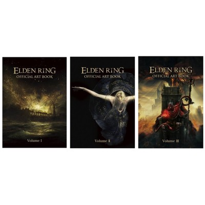 ELDEN RING OFFICIAL ART BOOK Volume I II III Set of 3 Japanese Language