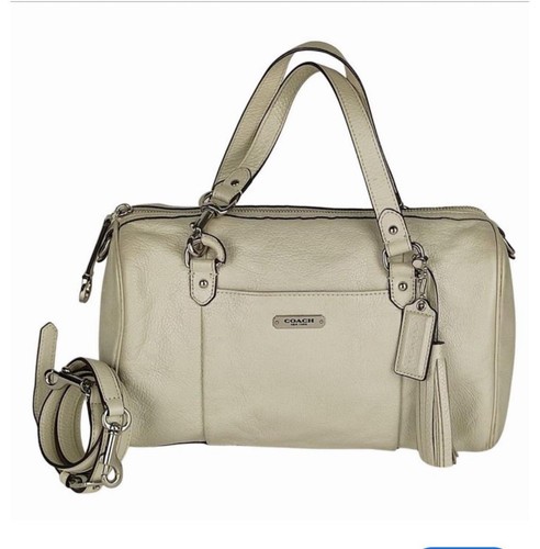 Coach Leather 2 Way Boston Hand Shoulder Bag - Picture 3 of 3