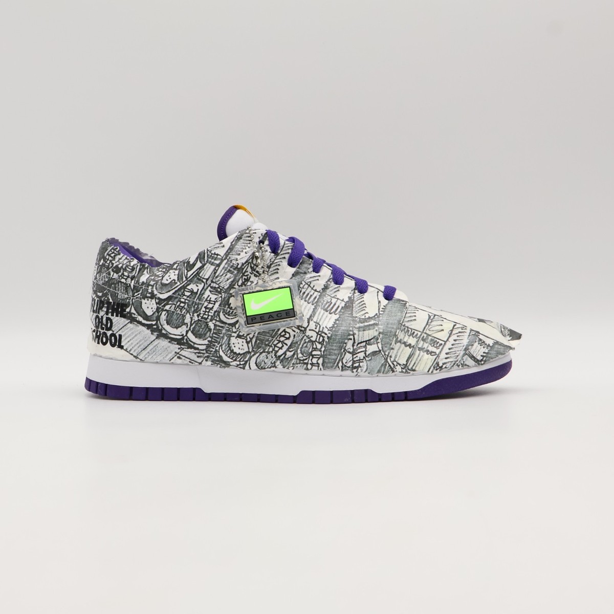 DJ4636-100 Nike Dunk Low Made You Look Flip The Old School