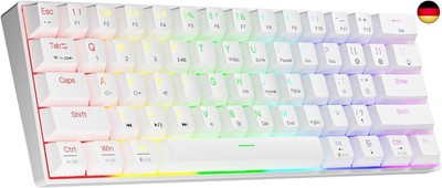 Newmen GM610 60 Percent Keyboard Wireless Mechanical Gaming Keyboard Bluetooth
