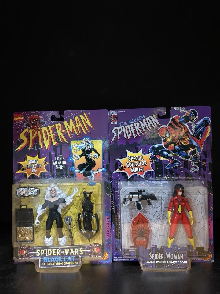 Paquete de figuras de acción de Spider Man compañera femenina nueva acción de Spiderman Foto 3 de 4