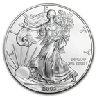 2002 AMERICAN EAGLE - $1 - 1 OZ. Silver Coin - .999 Fine Silver - Capsuled