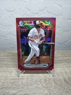 2026 Bowman Chrome Victor Figueroa Red Refractor /5 1st #BCP-117 Orioles