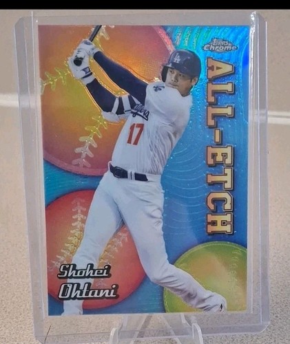2024 Topps Chrome All-Etch Shohei Ohtani CAE-1 Los Angeles Dodgers Refractor 