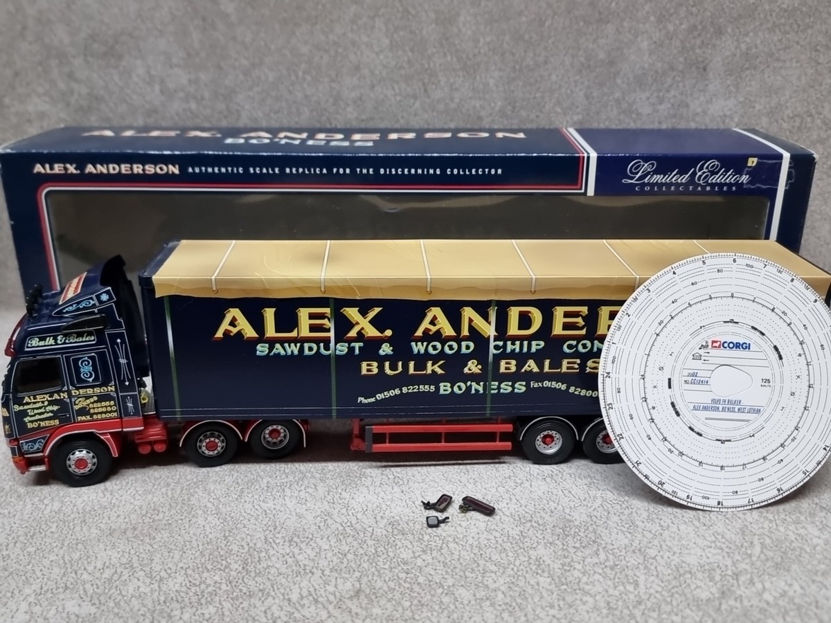 Corgi 1/50 Scale l Truck CC12414 VOLVO FM BULK ALEX ANDERSON BO