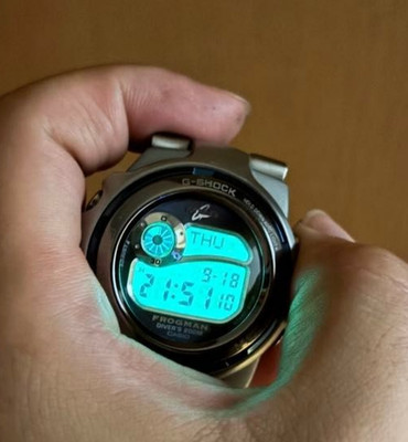 Casio G-Shock MR-G Frogman MRG-1100-2 Digital Watch Stainless Steel Case