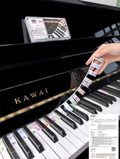 Piano Key Labels, Piano Note Stickers Removable for 88/76/61/54/49/37 Keyboar...