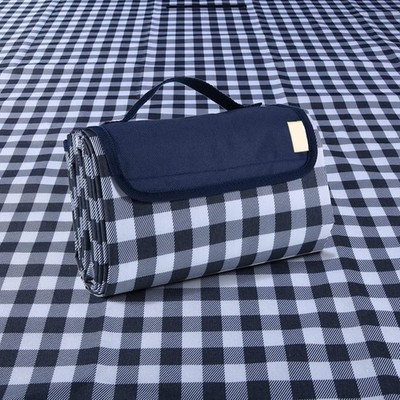 Manta de picnic, 80'' x 60'', plegable, impermeable, para playa y camping