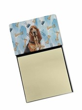 Caroline's Treasures Liver and Tan Bloodhound Watercolor Sticky Note Holder