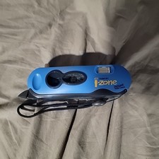 Polaroid i-Zone Instant Film Pocket Camera Blue Vintage 2000s Y2K Tested Working