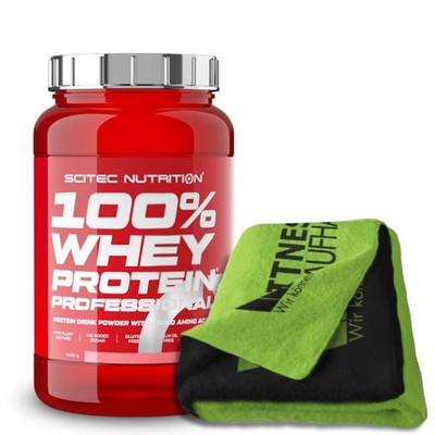 (44,02 EUR/kg) Scitec Nutrition 100% Whey Protein Professional 920g + Handtuch
